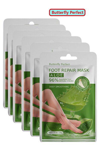 Butterfly Perfect 6Pcs Magic Foot Moisturizing Socks Aloe Extract Rich in Cha...