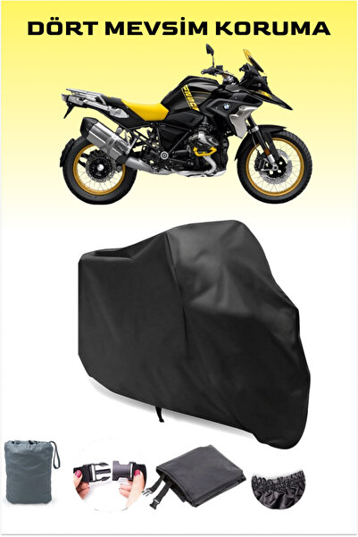 Breen Black 4-Season Protection Bmw R 1250 Gs Adventure Motorcycle Cover