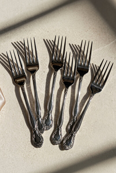 Perotti Royal 6'lı Paslanmaz Çelik Yemek Çatalı Seti