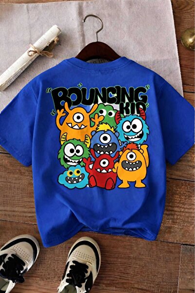 E-ROMA BOUNCINGKID ΕΚΤΥΠΩΤΟ ΠΑΙΔΙΚΟ ΜΠΛΟΥΖΑΚΙ UNISEX 7GH1