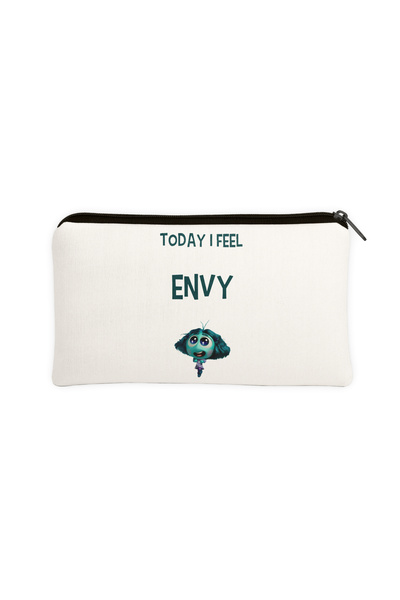 Hayali Şeyler Ters Yüz I Feel Envy (Jealous) Printed Pen Holder - Clutch