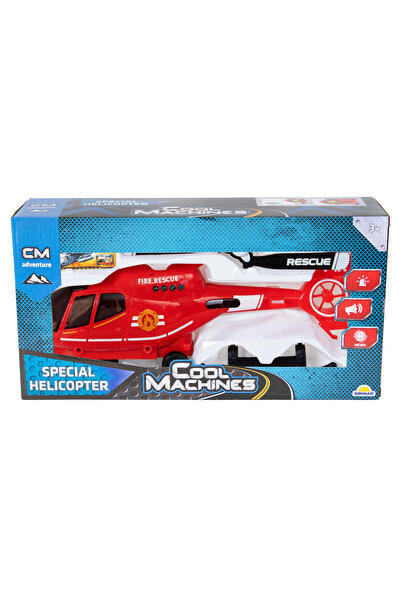 Cool Machines Elicopter de pompieri cu sunete si lumini,