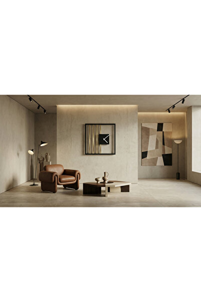 Genel Markalar Gold Detaylı Ahşap Modern Şık Duvar Saati 40x40