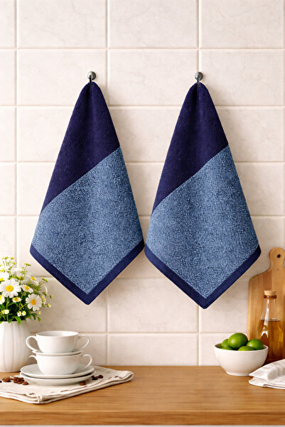 LaraLisa Collection Σετ 2 πετσετών κουζίνας Premium 100% βαμβακερά 30Χ50 εκ.