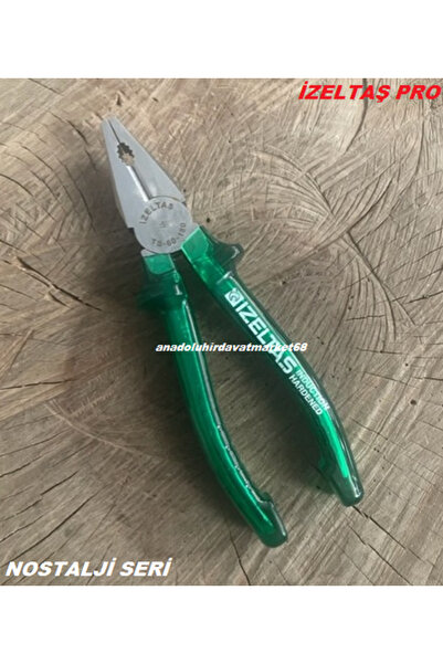 İzeltaş PRO 180MM PENSE CARBON ÇELİK PENSE KOMBİNE PENSE NOSTALJİ SERİ ORJ