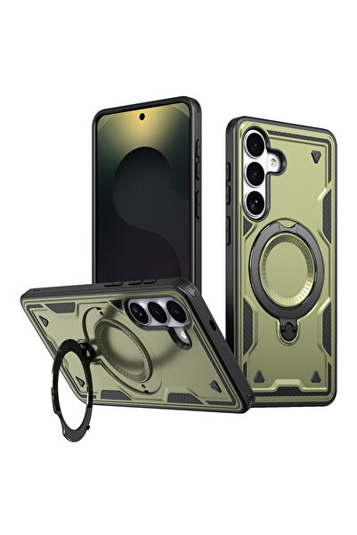 VERTEK Υβριδική Θωρακισμένη Θήκη MagRing Πολλαπλών Γωνιών για Samsung Galaxy ...