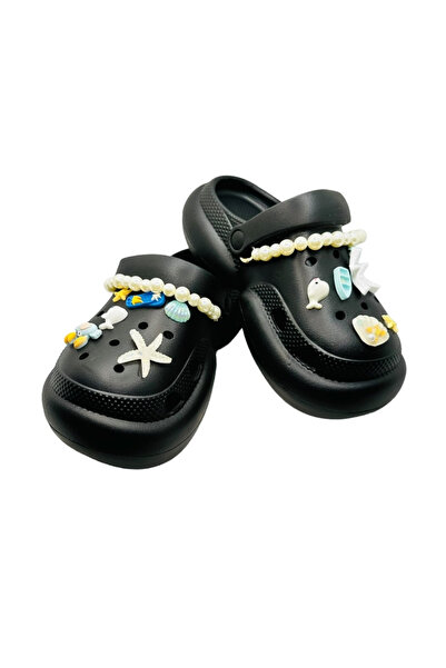 TECOS Γόβες με πλατφόρμα, Tecos, μαύρες, μέγεθος 40-41, αποσπώμενα αξεσουάρ, ...