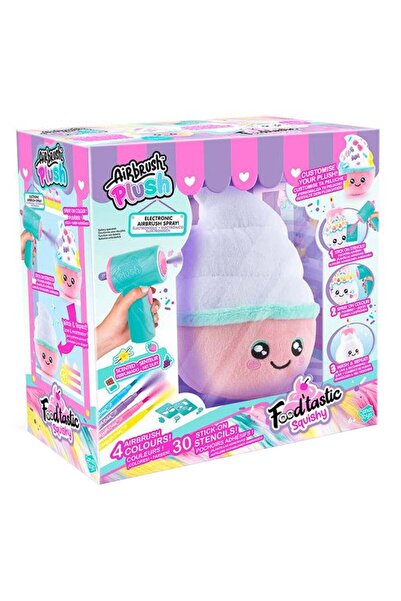 Airbrush P Jucarie de plus de colorat, Airbrush Plush, Food'tastic Squishy