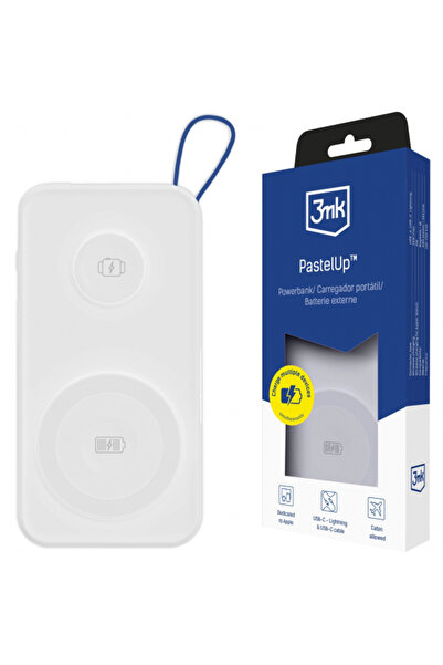 3MK Εξωτερική μπαταρία, 3MK, 10000mAh, 22.5W, Λευκό