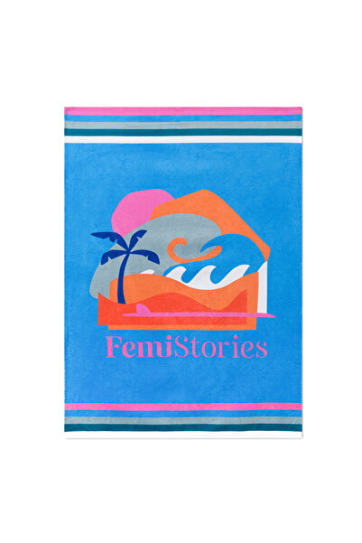 Femi Stories Πετσέτα Παραλίας Παρκ Αλόχα Παραντάιζ 100x150