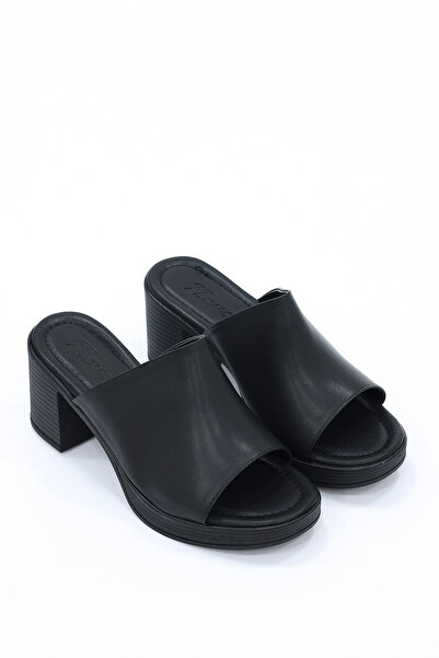 kajal ayakkabı NVL 796 Παντόφλες με χοντρό τακούνι