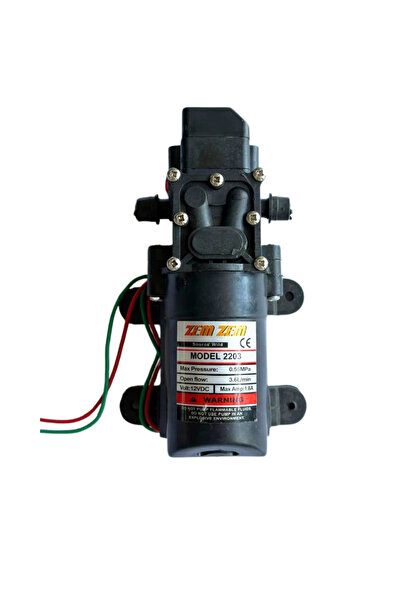 F&S Yazıcı Ticaret 12V-DC - İlaçlama Pompası Motoru, Hidrofor Karavan Tekne (...