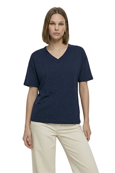 Rays Tricou cu mânecă scurtă și decolteu în V Laci Taşlı 1761