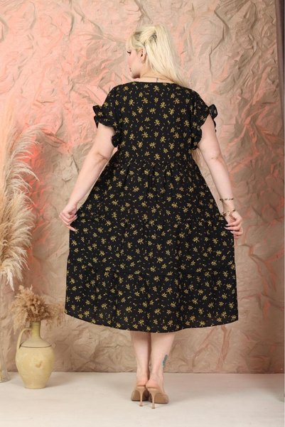 mervemoda Women's Summer Plus Size Dress