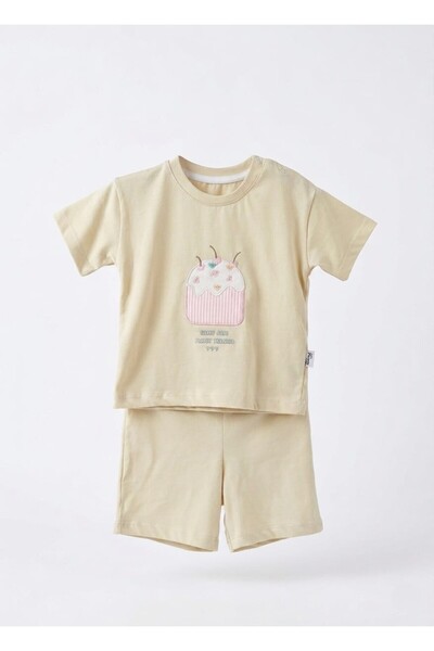 ENSONO Pasta Embroidered Top and Bottom Summer Set