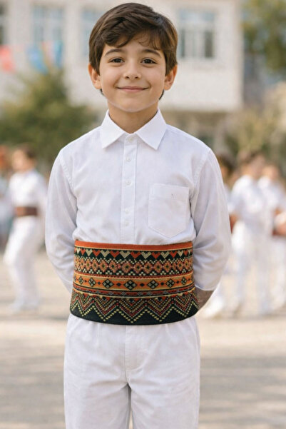 BUEMİ Erkek Kız Çocuk Gösteri Bel Kuşağı, Müsamere Fular Bel Keşanı, Yöresel ...