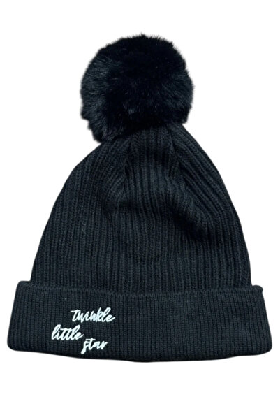 benitto kids قبعة كيتي للفتيات من عمر 9-15 سنة مع بوم بوم