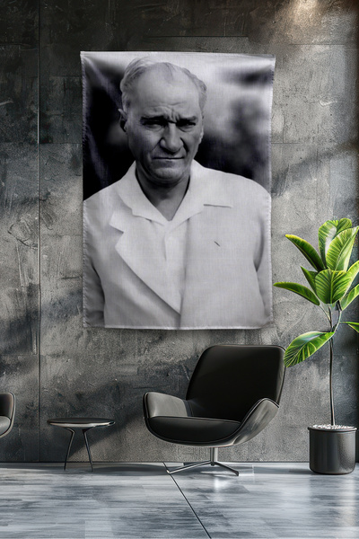 Vagonik Ataturk Themed Wall Covering Tapestry Pattern 439