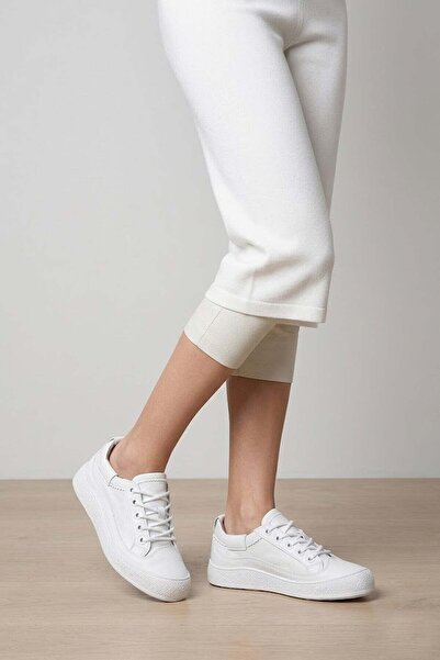 Ayakkabı Fuarı Elit Ysflt373 Women's Classic Sneaker White