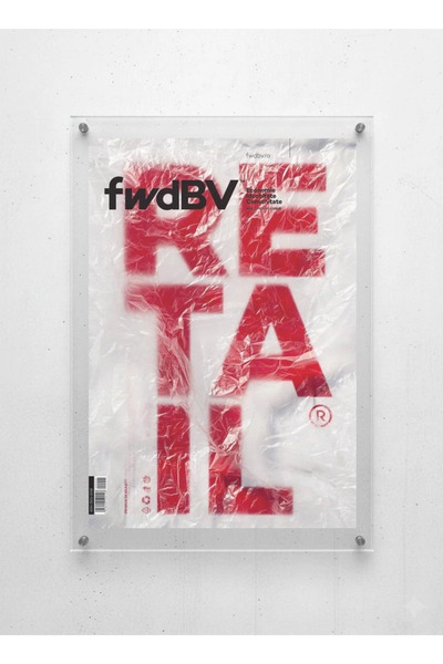 LAMAZİF Retail Modern Pleksi Cam Duvar Tablosu – Vidali Akrilik Poster, Tipog...