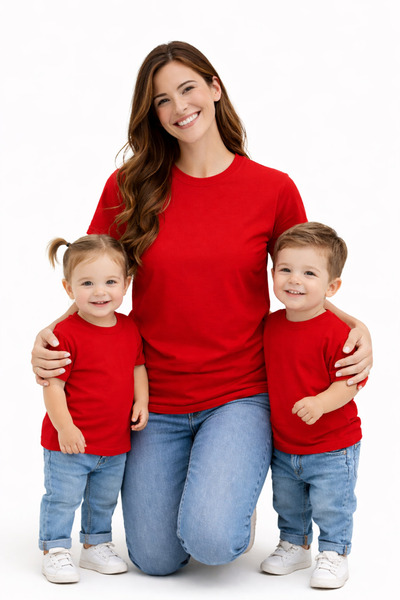 VODEXA Tricou oversize unisex pentru copii, tricou twin, imprimat simplu, pre...