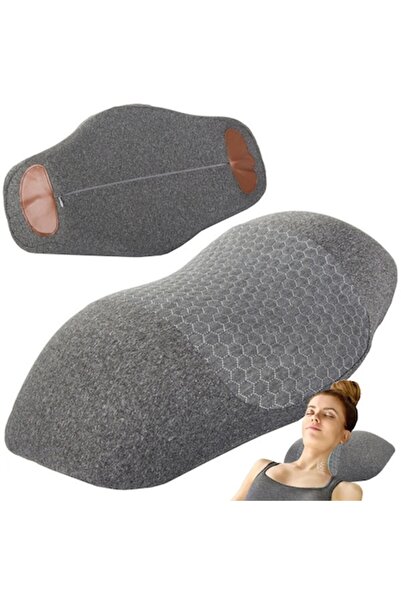 QUAL BRAND Αυχενικό Ορθοπεδικό Μαξιλάρι, 50x70 εκ., Αφρός Μνήμης, Εργονομικό