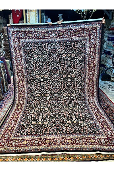 RD RAMAZAN DAĞ EL HALI SANATI El Dokuma Hereke Halısı İmzalı Yedi Dağın Çiçeğ...