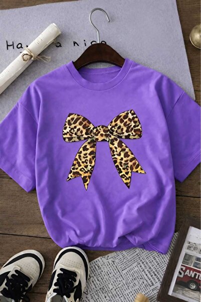 BENROMA Ribbon Printed Unisex Children's T-Shirt 8Gh1