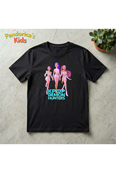 Grafftee Clothing تي شيرت Pandorica's Kpop Demon Hunters (صائدو الشياطين) مصن...