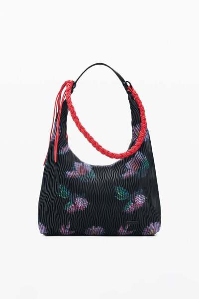 Desigual & Art & Melagrana Μεσαία οβάλ τσάντα με υφή