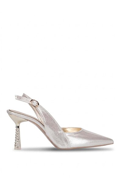 Ayakkabı Fuarı Elit PM439 K3053 Γυναικεία κλασικά παπούτσια με τακούνι χρυσό