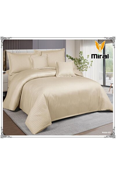 miral مفرش صيفي فندقي Hotel 6قطع خشوه متحركه ساده