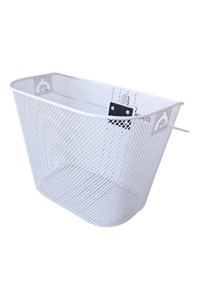 DSX Cos fata biciclete HT-102-1, prindere fata pe pipa ghidon, culoare alb