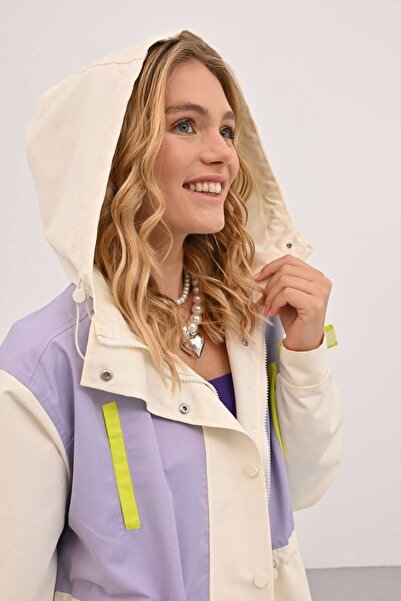 DENİKK Trend Iconic Design Water Repellent Windproof Raincoat Jacket-Iconic -...