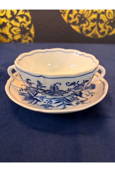 Vintage Blue Danube Soğan Desen Çorba Kasesi - Konsome