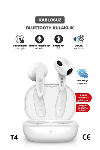 Midcom T4 Bluetooth Kulaklık Şarjlı Yeni Nesil