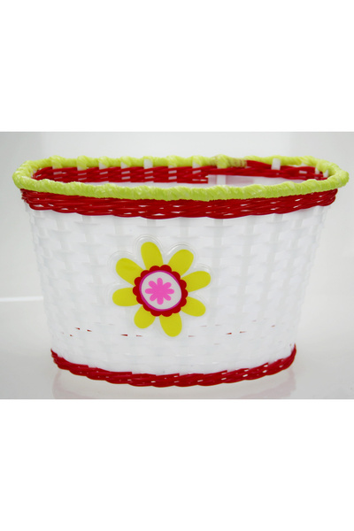 DSX Cos biciclete copii HL-BS02-8 pentru roti 16", material plastic, culoare alb