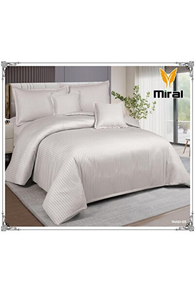 miral Hotel Bedspread Plain 4Pcs Set