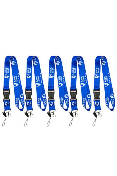 Al hilal 5 PCS Lanyard Keychain Neck Strap with Detachable Buckle Hook for Ke...
