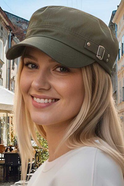 Mood Agenda Γυναικείο καπέλο Castro Kep από 100% βαμβάκι με λεπτομέρεια αγκρά...