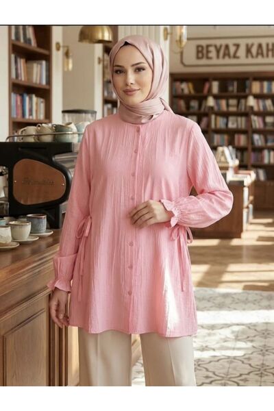 SHİROSA Τουνίκ με δαντελένια λεπτομέρεια για το προσκλητήριο