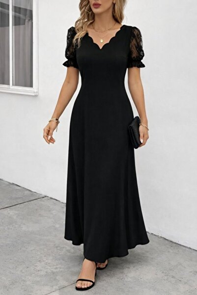 Wear Up Γυναικείο κοντομάνικο φόρεμα Janjan με λαιμόκοψη V