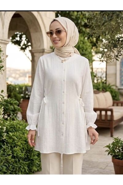 SHİROSA Τουνίκ με δαντελένια λεπτομέρεια για το προσκλητήριο