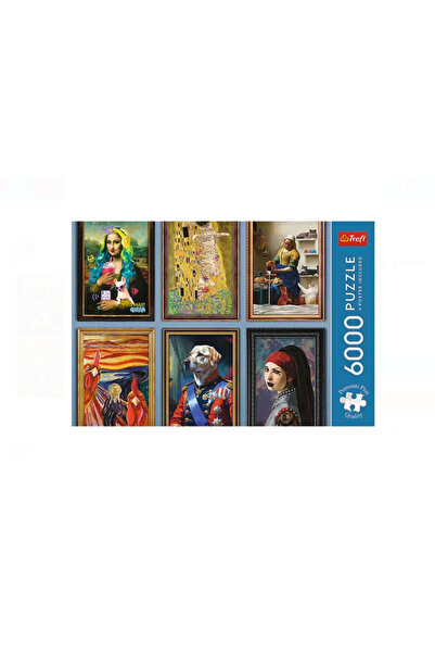 Zet Puzzle 6 Art Works (6000 pieces) & Poster - Trefl