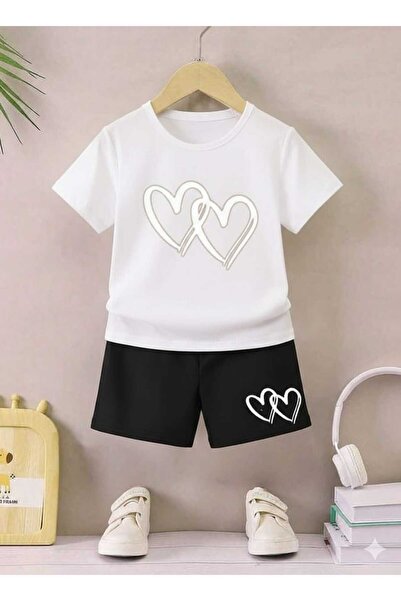 Nice Clothes ΚΑΛΟΚΑΙΡΙΝΟ ΠΑΙΔΙΚΟ ΣΕΤ ΜΠΛΟΥΖΑΚΙ-ΣΟΡΤΣ ΟΥΝΙΣΕΞ (ΜΕ ΣΧΕΔΙΟ ΚΑΡΔΙ...