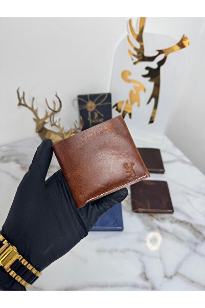 SANAT 100% Genuine Crazy Leather Vintage Slim Wallet - High-Quality Stylish W...