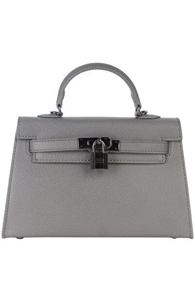Carino Women's Handbag with a Modern Design, Made of Premium Material in Gray...