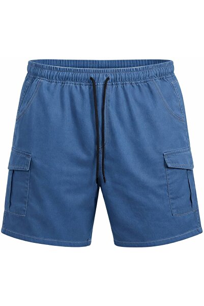 tambattal Τζιν σορτς Lycra σε μεγάλο μέγεθος με τσέπες Cargo - Άνετη εφαρμογή