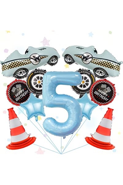 ÇITIPITISTORE Σχέδιο πάρτι γενεθλίων με θέμα το αγωνιστικό αυτοκίνητο, με φιγ...