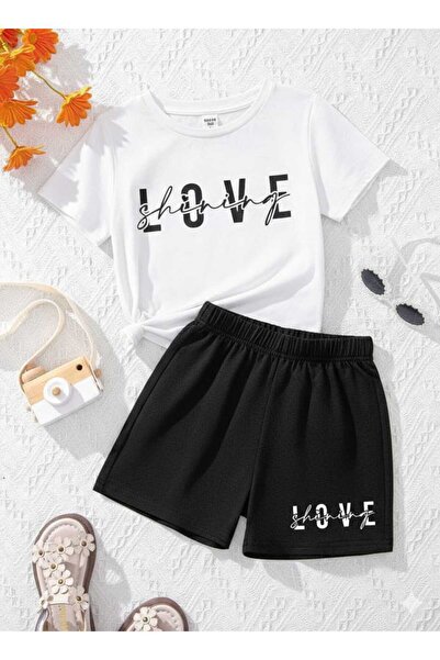 Nice Clothes ΚΑΛΟΚΑΙΡΙΝΟ ΠΑΙΔΙΚΟ ΜΠΛΟΥΖΑΚΙ ΚΑΙ ΣΟΡΤΣ UNISEX (ΜΕ ΣΤΑΜΠΑ LOVE)